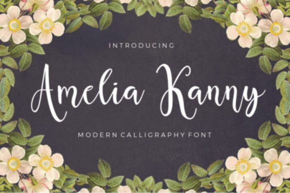 Amelia Kanny: A Handwritten Font for Elegant Web Design