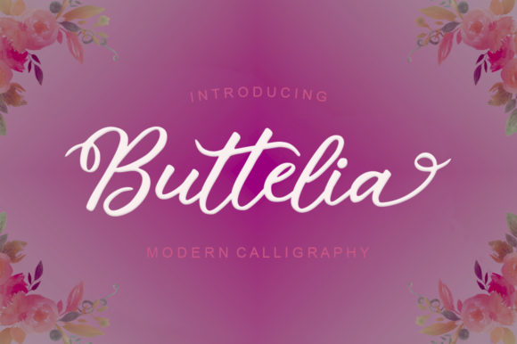 Buttelia: A Modern Handwritten Font for Editorial Design