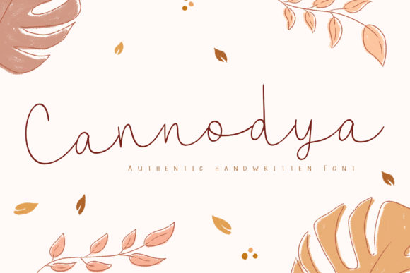 Cannodya: A Delicate Handwritten Font for Crafters