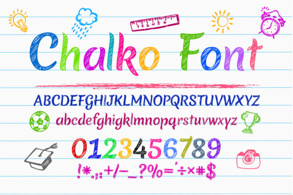 Chalko: A Versatile Sketch Font for Engaging Campaigns