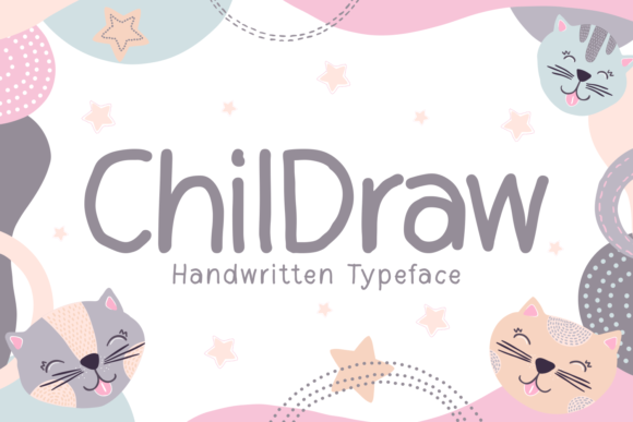 Childraw: A Sweet and Playful Handwritten Font for Editorial Design