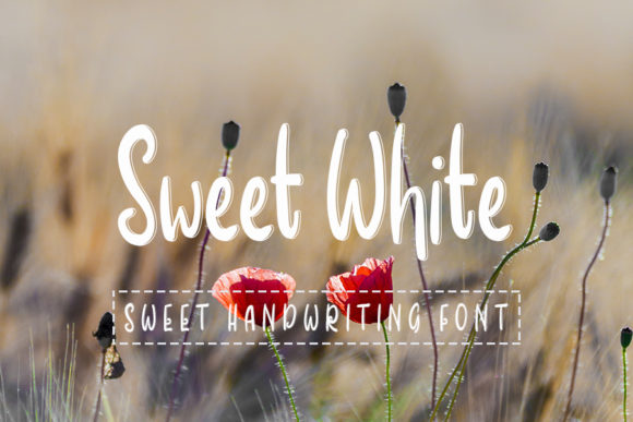 Creating a Charming Brand with Sweet White Font