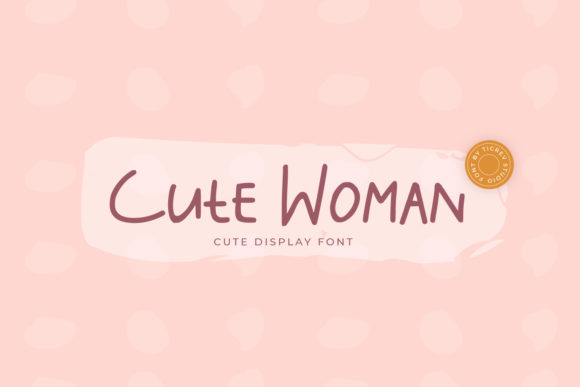 Cute Woman: A Handwritten Font for Charming Web Designs