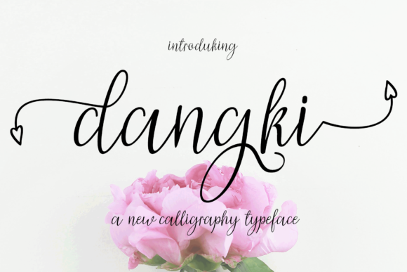 Discover Dangki: A Romantic Handwritten Font for Web Design