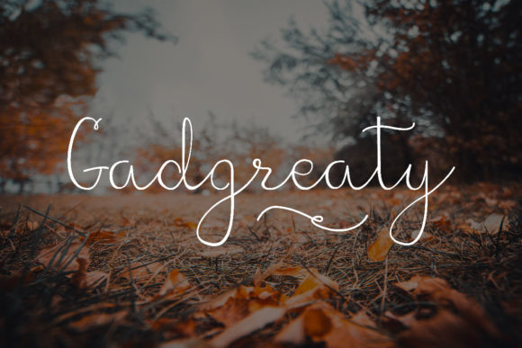 Discover Gadgreaty: A Charming Script for Creative Branding