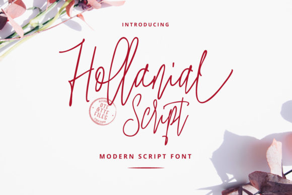Discover Hollanial: A Stylish Script Font for Editorial Design