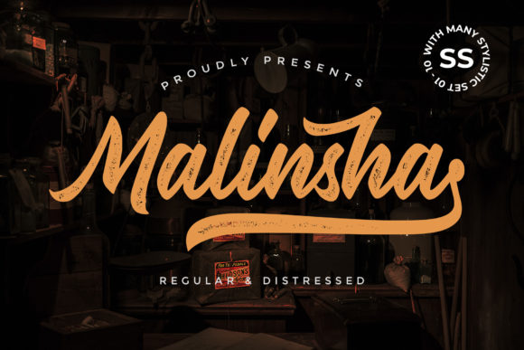Discover Malinsha: A Handwritten Font for Elegant Design