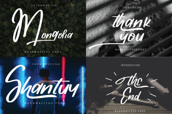 Discover Mongolia: A Handwritten Font for Web Design