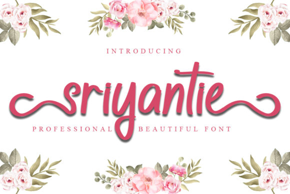 Discover the Elegance of Sriyantie: A Handwritten Font for Makers