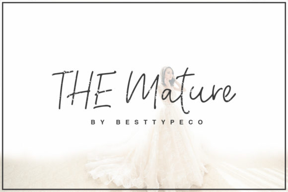 Discover The Mature: A Handwritten Font for Elegant Publishing