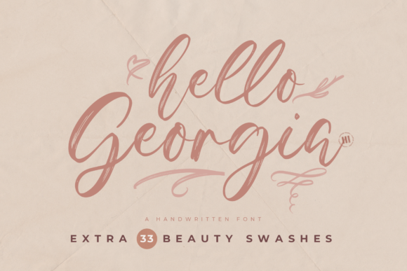 Elevate Your Brand with Hello Georgia Font