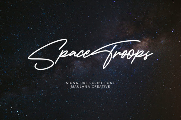 Elevate Your Craft with Space Troops Handwritten Font