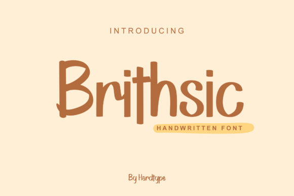 Enhance Your Brand with Brithsic Handwritten Font