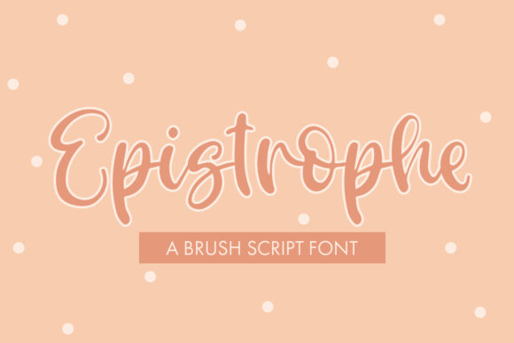 Epistrophe: A Graceful Script Font for Editorial Elegance
