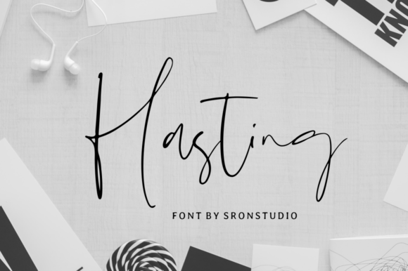 Hasting: A Handwritten Font for Elegant Web Design