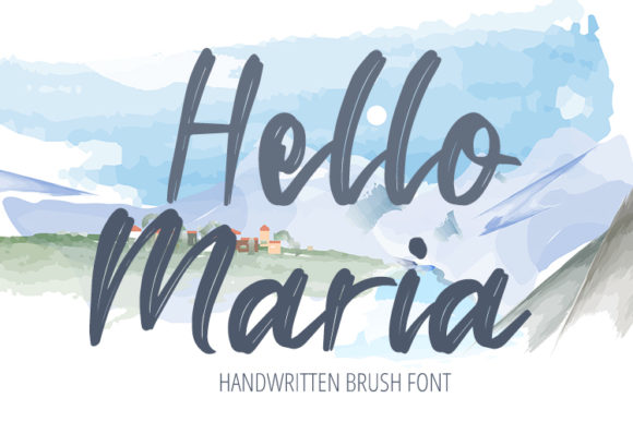 Hello Maria: A Handwritten Font for Crafters and Creators