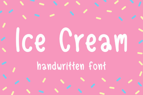 Ice Cream: A Sweet and Playful Script Font