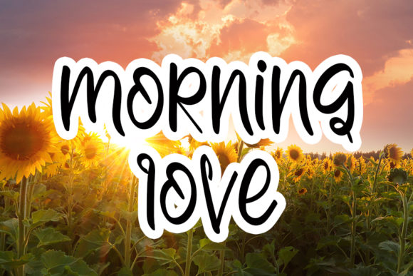 Morning Love: A Font for Elegant Branding