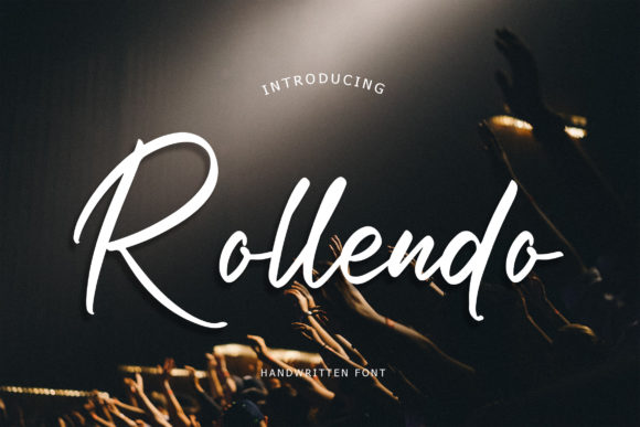 Rollendo: A Handwritten Font for Elegant Editorial Design