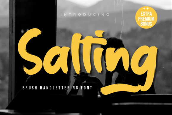 Salting: A Hand-Drawn Font for Editorial Elegance