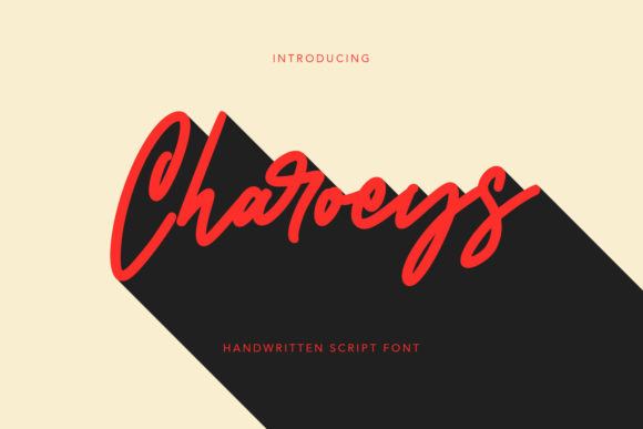 Transform Your Brand with Charoeys: A Premium Handwritten Font