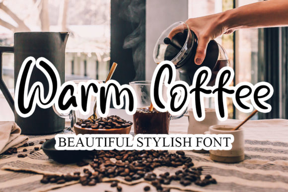 Warm Coffee: A Handwritten Font for Creative Branding