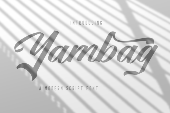 Yambag: A Versatile Script Font for Modern Branding